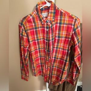 J. Crew Crewcuts Plaid Button Down